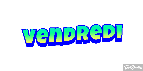 Vendredi Tekst effect