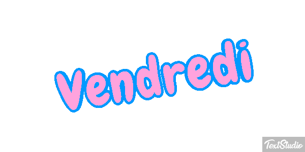 Vendredi Tekst effect