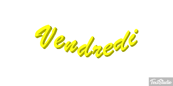 Vendredi Tekst effect