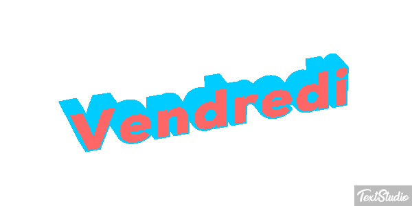 Vendredi Tekst effect