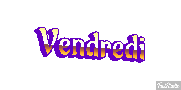 Vendredi Tekst effect