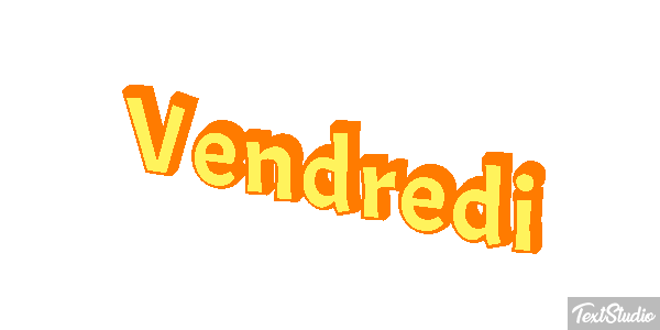 Vendredi Tekst effect