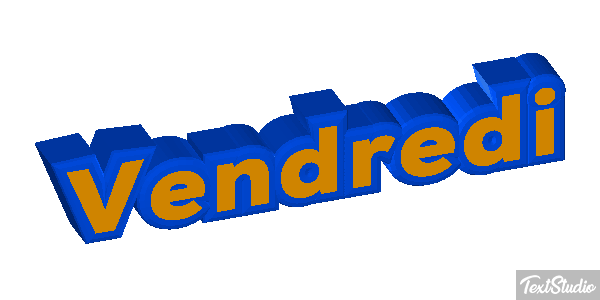 Vendredi Tekst effect