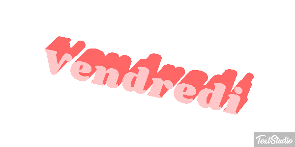 Vendredi Tekst effect