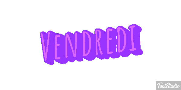 Vendredi Tekst effect