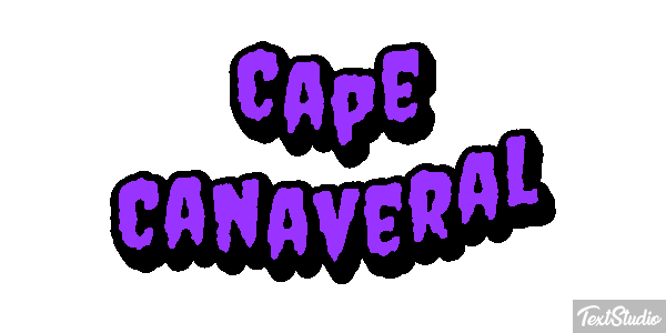 Cape Canaveral Effetto testo