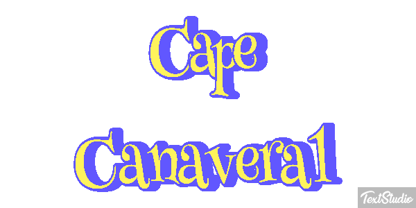 Cape Canaveral Effetto testo