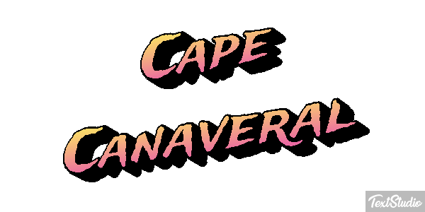 Cape Canaveral Effetto testo