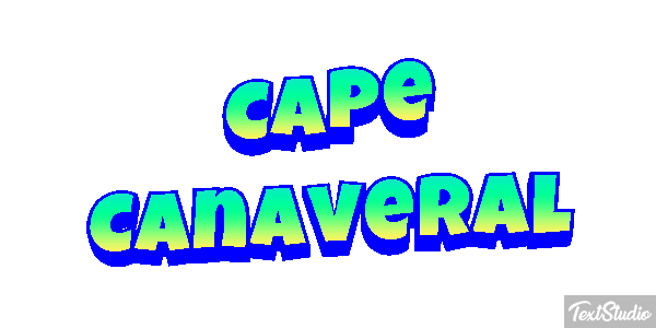 Cape Canaveral Effetto testo