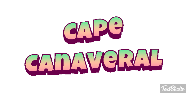 Cape Canaveral Effetto testo