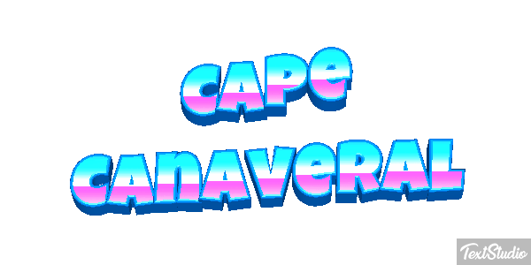 Cape Canaveral Effetto testo