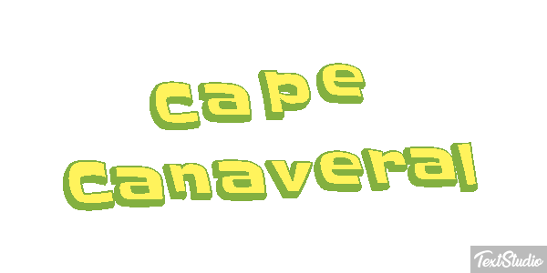 Cape Canaveral Effetto testo