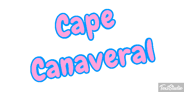 Cape Canaveral Effetto testo
