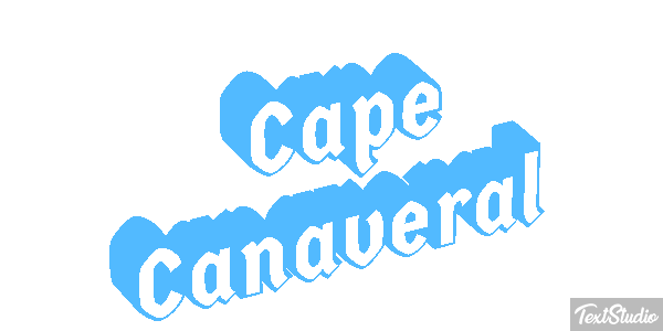 Cape Canaveral Effetto testo