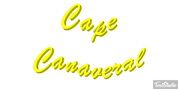 Cape Canaveral Effetto testo