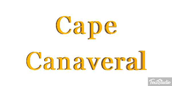 Cape Canaveral Effetto testo