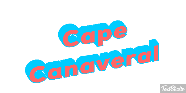 Cape Canaveral Effetto testo