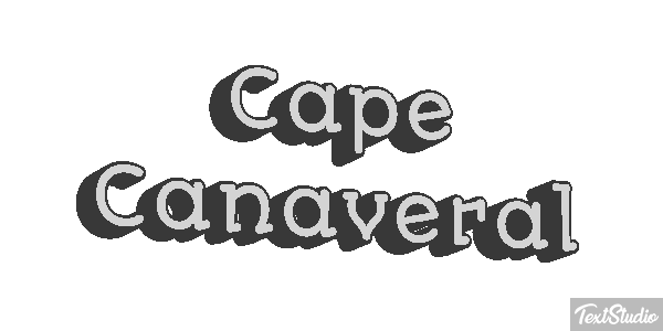 Cape Canaveral Effetto testo