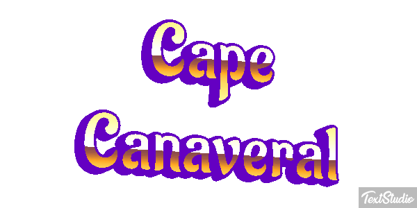 Cape Canaveral Effetto testo