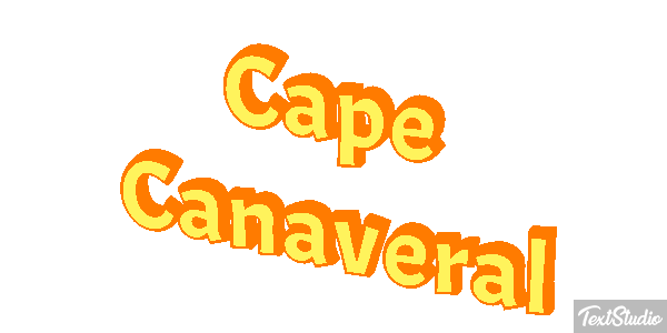 Cape Canaveral Effetto testo