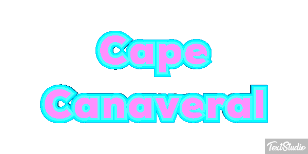Cape Canaveral Effetto testo