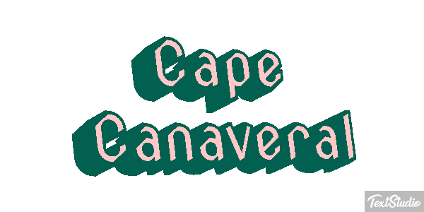Cape Canaveral Effetto testo