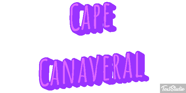 Cape Canaveral Effetto testo