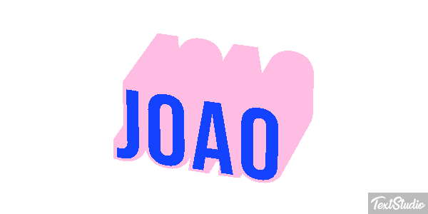 João Text effect