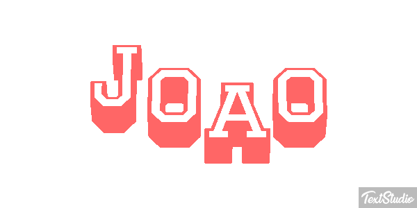 João Text effect