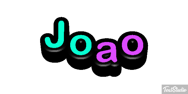 João Text effect