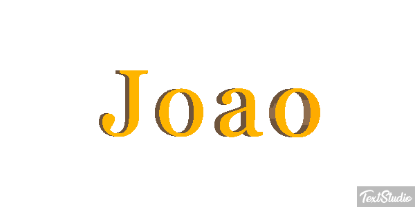 João Text effect