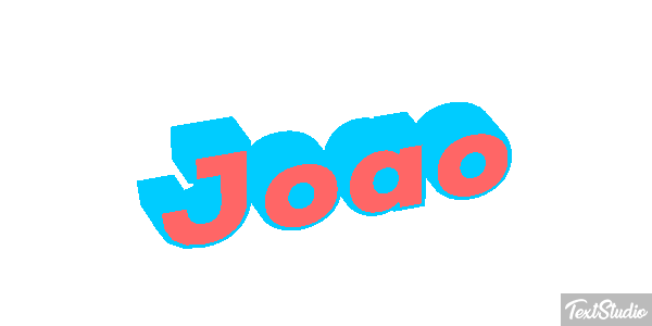 João Text effect