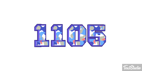 1105 Text effect