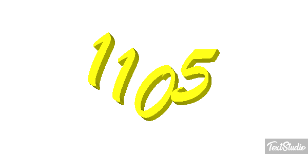 1105 Text effect