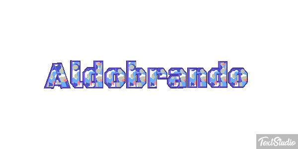 Aldobrando Effetto testo