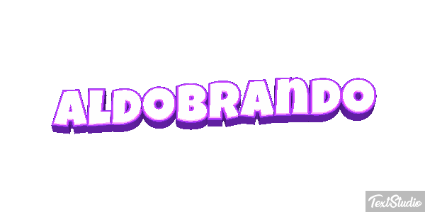 Aldobrando Effetto testo