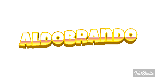 Aldobrando Effetto testo
