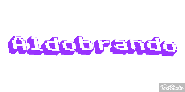 Aldobrando Effetto testo