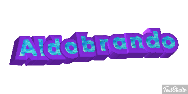 Aldobrando Effetto testo