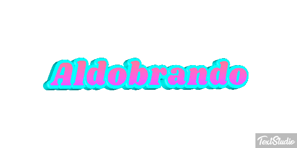Aldobrando Effetto testo