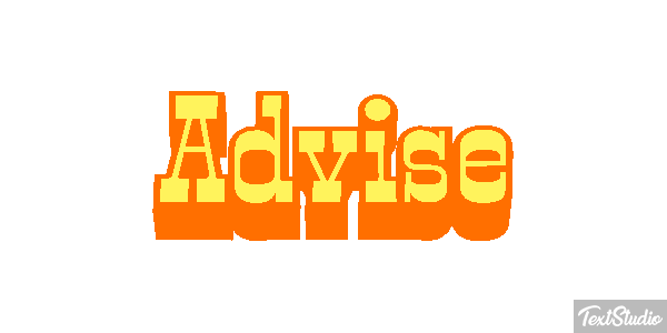 Advise Effet de texte
