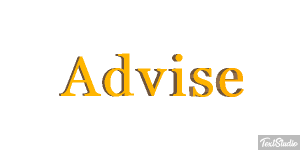 Advise Effet de texte