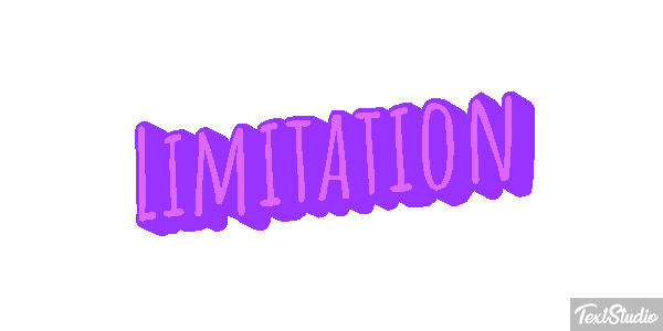 Limitation Text effect