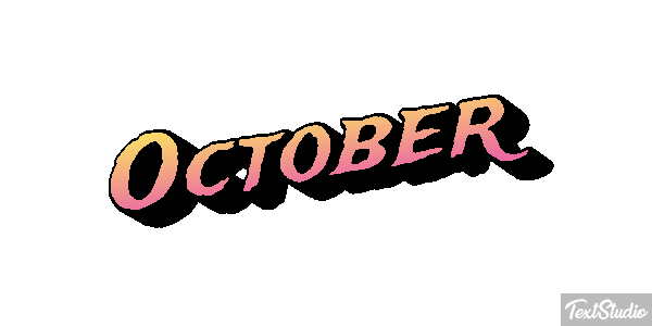 October Text effect