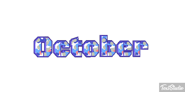 October Text effect