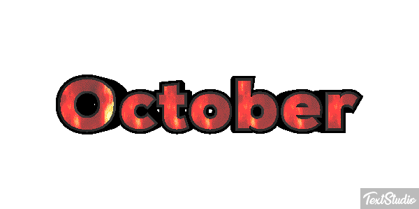 October Text effect