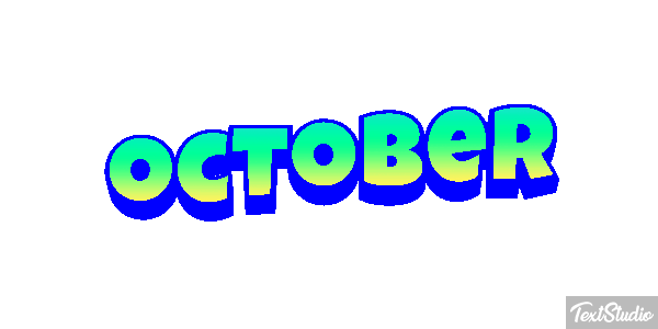 October Text effect