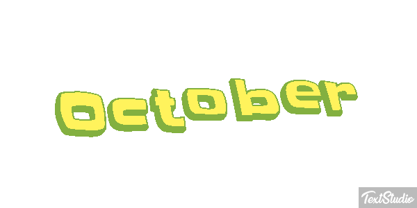 October Text effect