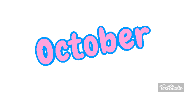 October Text effect