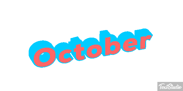 October Text effect
